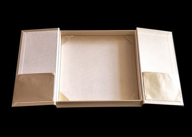 Golden Wedding Gift Packing Book Shaped Box With Ribbon Environmental ODM supplier