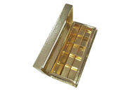 Golden Chocolate Candy Gift Book Shaped Storage Boxes Rectangle With Inner Tray supplier