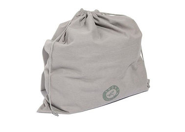 Logo Custom Velour Drawstring Bags Grey Printed Recyclable Fancy Reusable supplier