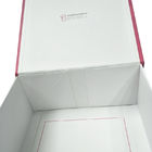 Square Shaped Bespoke Cardboard Boxes Moisture Proof For Apparel Flip Top supplier