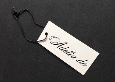 White Cardboard Custom Price Tags Environmental For Apparel Decorating Retailing supplier
