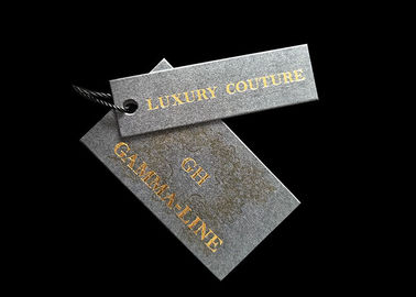 Matte Laminat  Logo Printed Custom Sticker Labels Cardboard With A String supplier