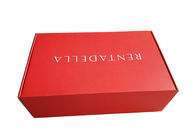 Luxury Red  Paper Gift Box , Corrugated Packaging Box For Hats / Decoration Packing supplier