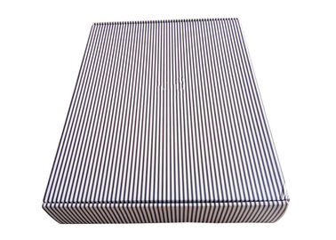 Strips Flat Folding Corrugated Gift  Box For Dress And Hairs Packing supplier