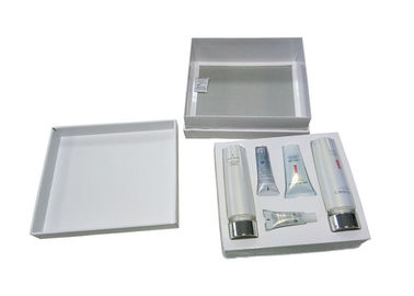 Cardboard Paper Gift Box 3 Layers / Plastic Tray For Cosmetic Packing supplier