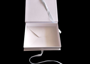 Rose Gold Logo Flat Folding Gift Boxes For T - Shirt Clothes Packaging supplier