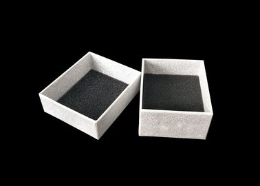 Small Lid And Base Boxes Silver Glitter Jewelry Gift Packaging For Earring supplier