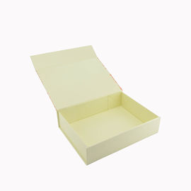 Cream Paper Folding Gift Box CMYK Printing  For Sweet Candy Packaging supplier