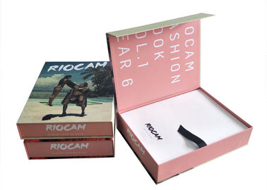 Magazine Book Shaped Box Cardboard Paper Cmyk Printing Color Magnetic Closure supplier