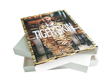 Printed Gift Card Box Matte Lamination Men's Clothing Packaging With Paper Sleeve supplier