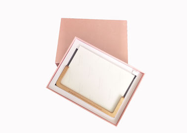 Album Lat Pack Gift Boxes Pink Paper Cardboard Cover Photo Frame Packaging supplier