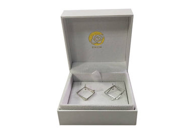 Earing Jewelry Paper Gift Box Cardboard Packaging With Customized Logo / Size supplier
