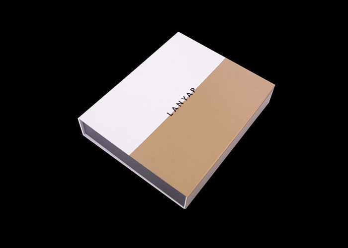 Folding Book Shaped Gift Packaging Cardboard Box With Magnetic Closure Flap supplier