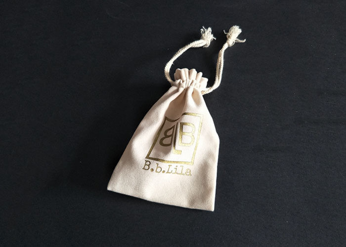 Earings Jewelry Gift Velvet Drawstring Bags White Recyclable Gift Pouch supplier