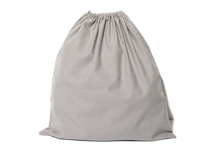 Grey Printed Portable Velvet Drawstring Bags Non Woven ODM OEM Service supplier