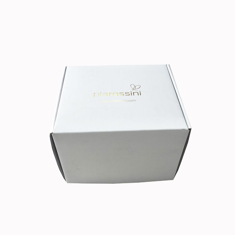 Hot Foil Gold Logo Corrugated Shipping Boxes For Dress Packaging Zxc-007 supplier